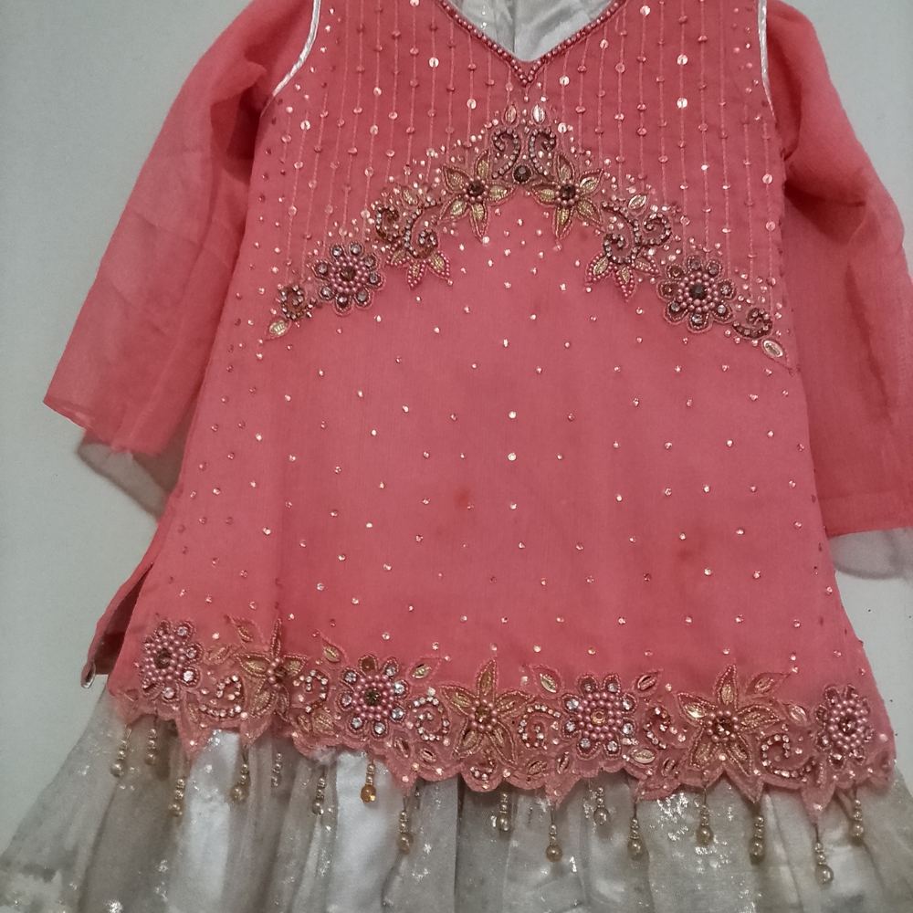 Beautiful Pink Salwar Kameez For Toddler Girl Used Perfect Condition